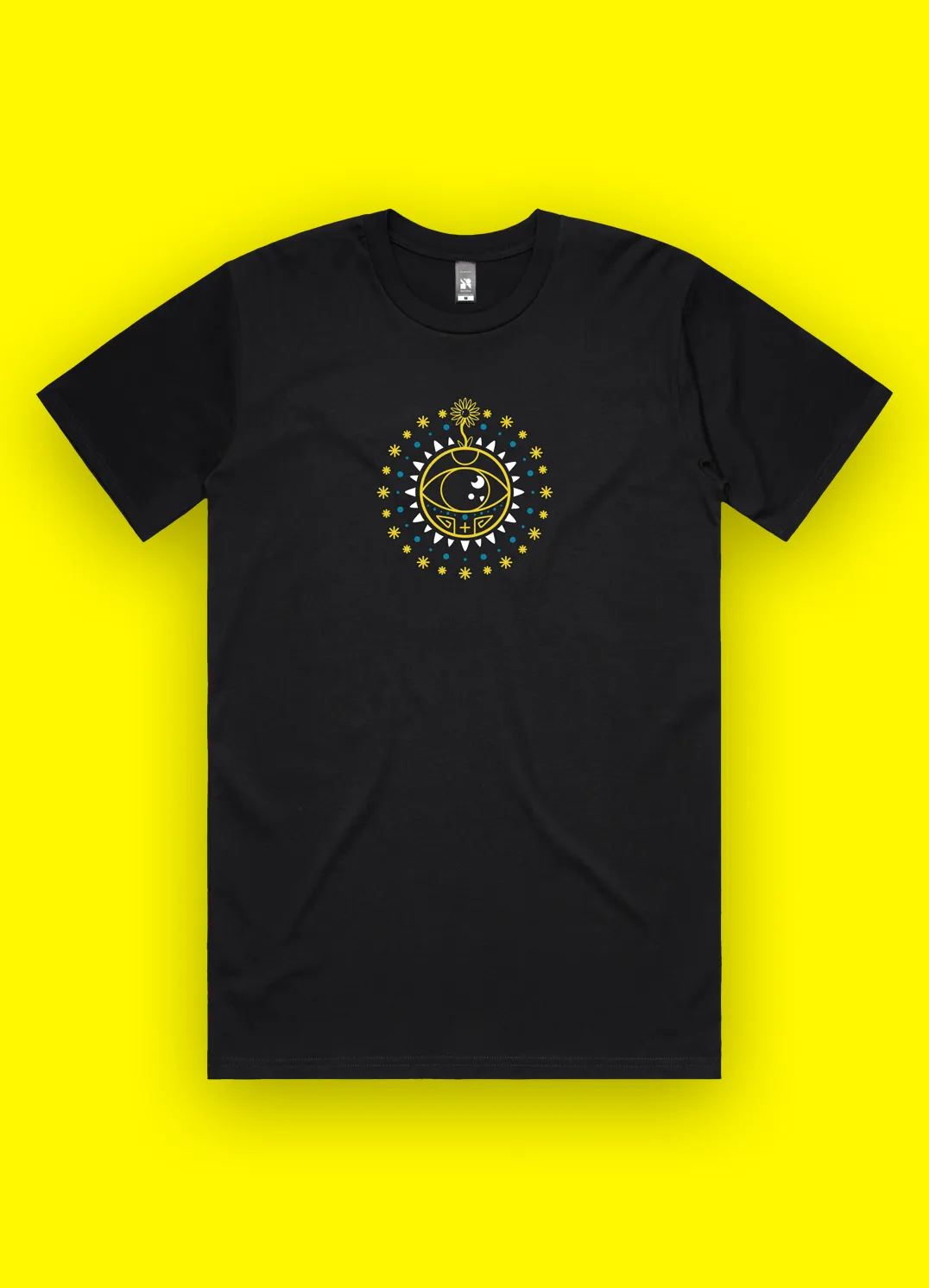 Sapphoic / Eye of Fate / Black Classic Tee - Front